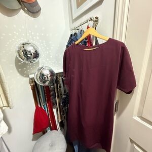 Ralph Lauren Deep Burgundy Tunic Dress